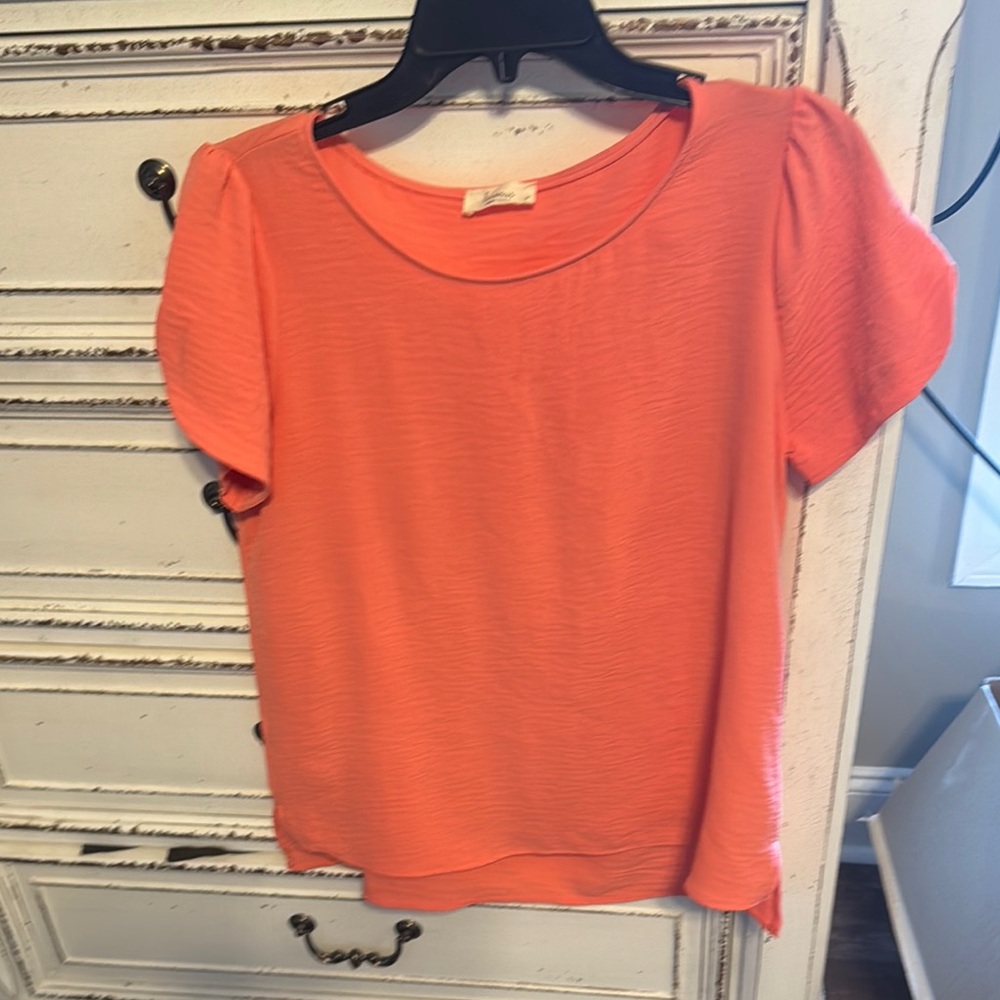 Vibrant Orange Women's Blouse
